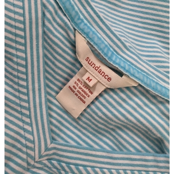 Sundance Catalog Lillian Striped Ruched Side Top - Picture 4 of 5